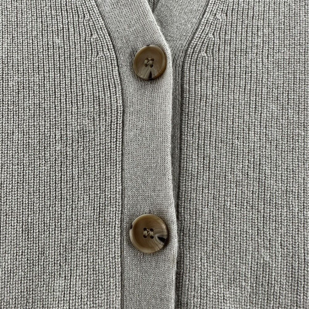 Palmer Purchase Cashmere Cardigan Womens‎ XS Small Pure Cashmere Ribbed Grandma - Picture 2 of 11